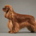 Red American Cocker Spaniel coat